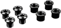 AbsoluteBLACK Chainring Bolt Set - Long Bolts And Nuts Set Of 4