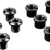AbsoluteBLACK Chainring Bolt Set - Long Bolts And Nuts Set Of 5